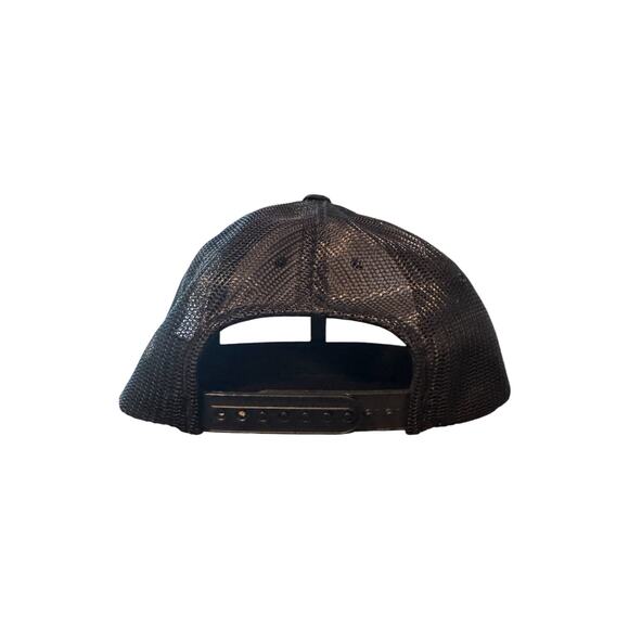 Columbia Sportswear Men’s Trucker Hat Mesh Snapback Cap Black Outdoor Patch Logo - Picture 5 of 6